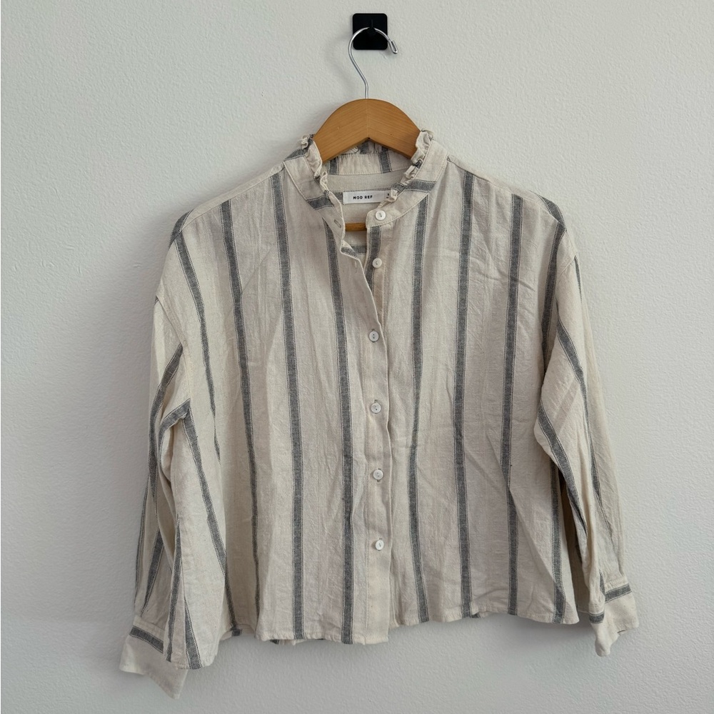 Mod Ref Ruffle Collared Shirt - Picture 5 of 7